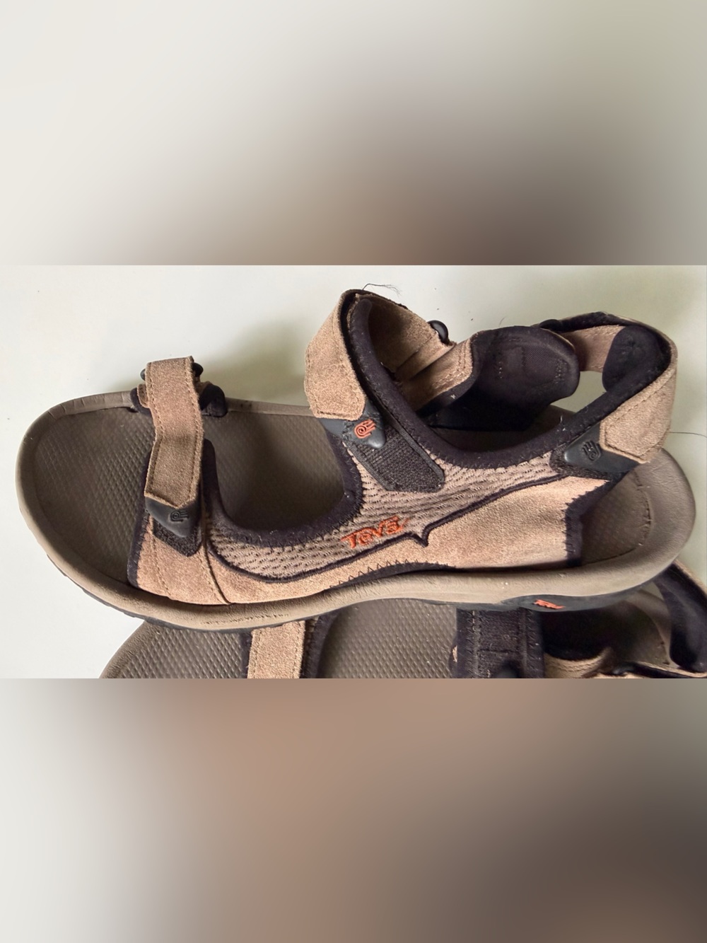 TEVA 4290 Mozel Brown Leather Adjustable Sport Sandals Men’s sz 10